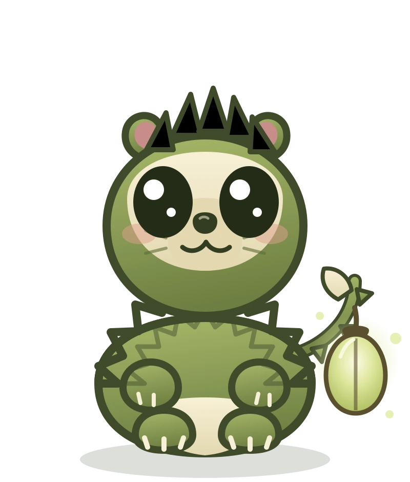 Tussock, the app's hedgehog-mole Mipkin